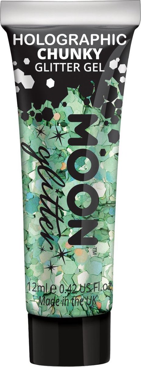 Moon Creations Glitter Makeup Moon Glitter - Holographic Chunky Glitter Gel Groen