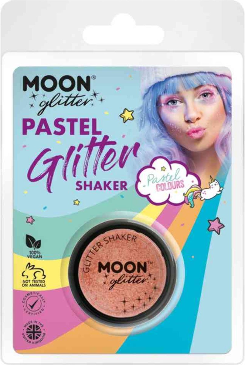 Moon Creations Glitter Makeup Moon Glitter - Pastel Glitter Shaker Roze