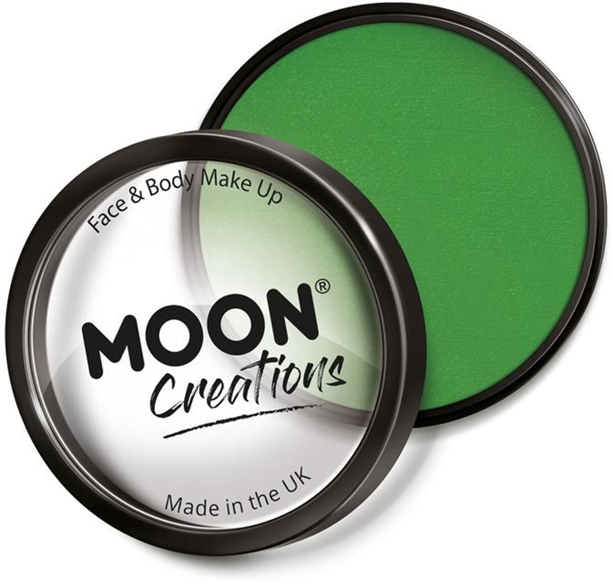 Moon Creations Schmink Pro Face Paint Cake Pots 36 Gram Heldergroen