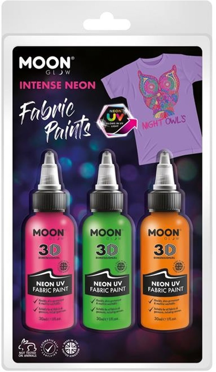 Moon Glow - Neon UV Intense Fabric Paint