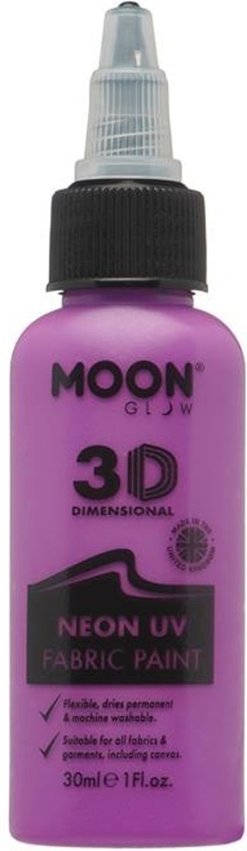 Moon Glow Kledingverf Neon Uv 30 Ml Paars