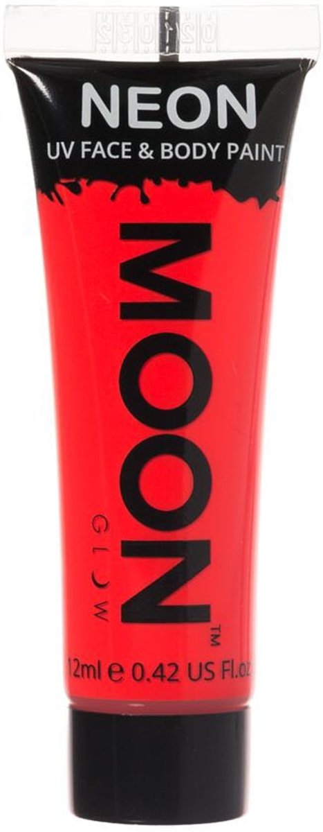 UV Body Paint NEON Rood