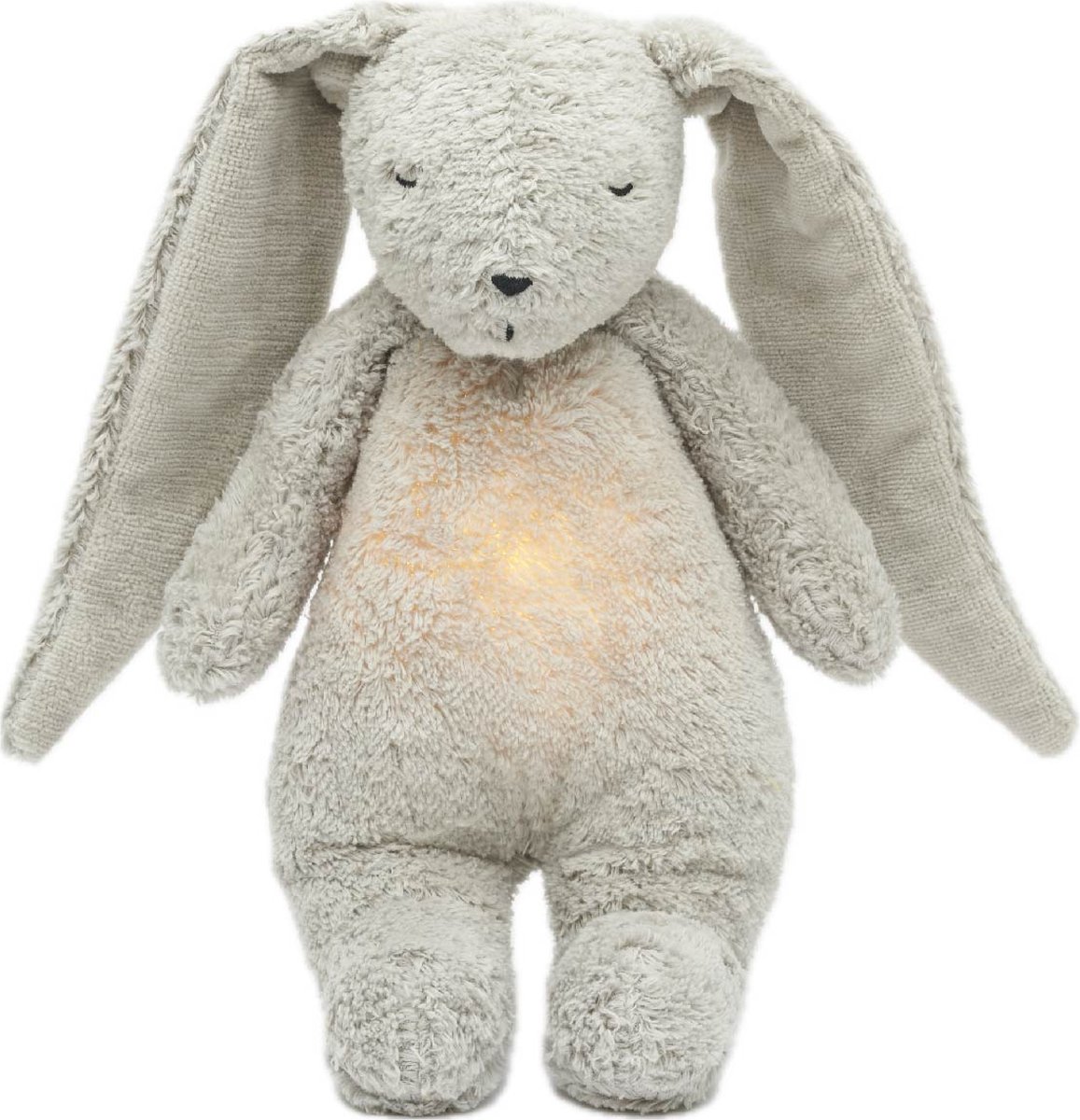 Moonie Slaapknuffel Humming Bunny Grey Natur