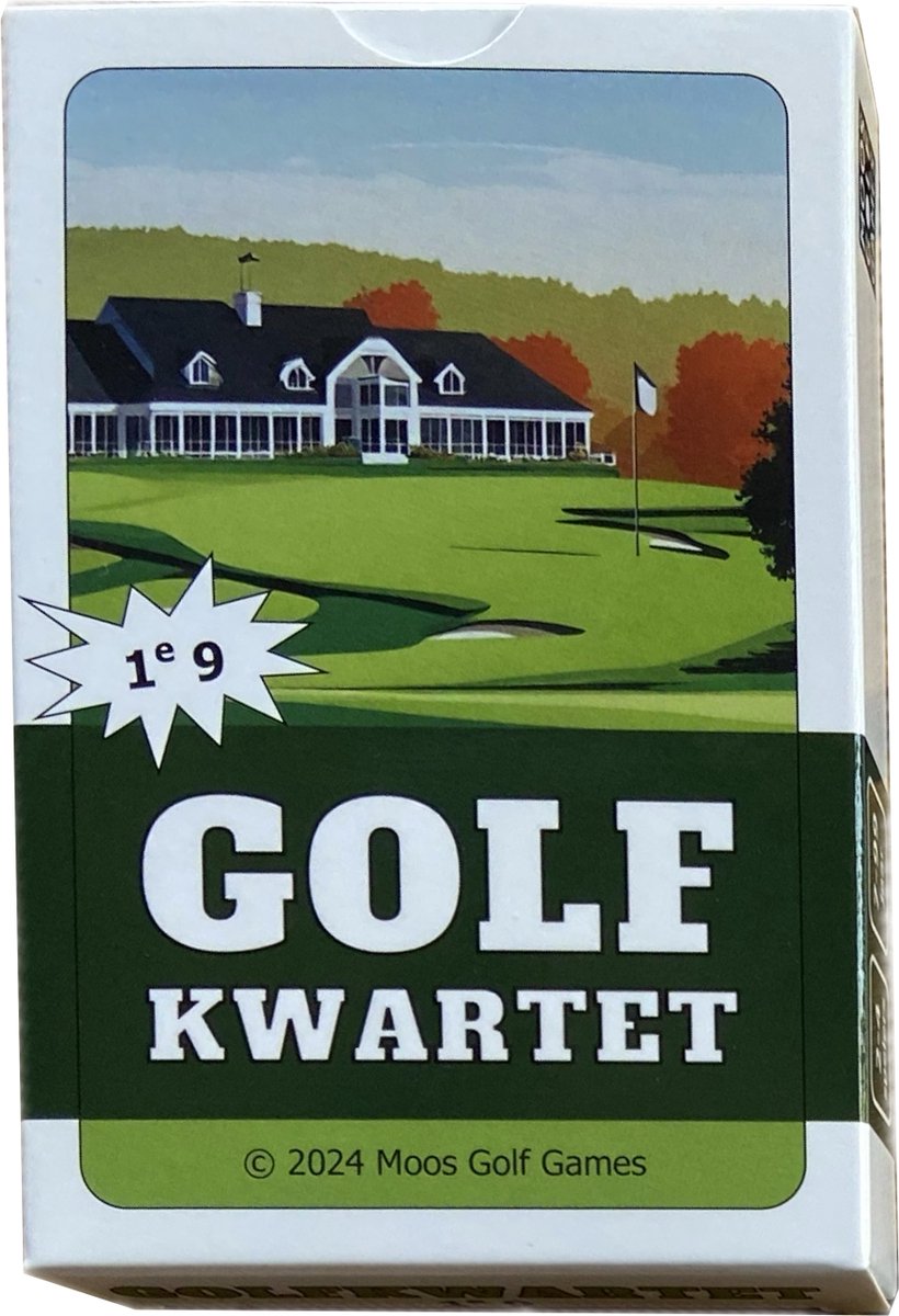 Moos Golf Games - Golfkwartet - 1e 9 (algemene golfkennis)