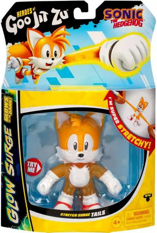 Heroes of Goo Jit Zu Sonic Figure - Tails Glow Surge