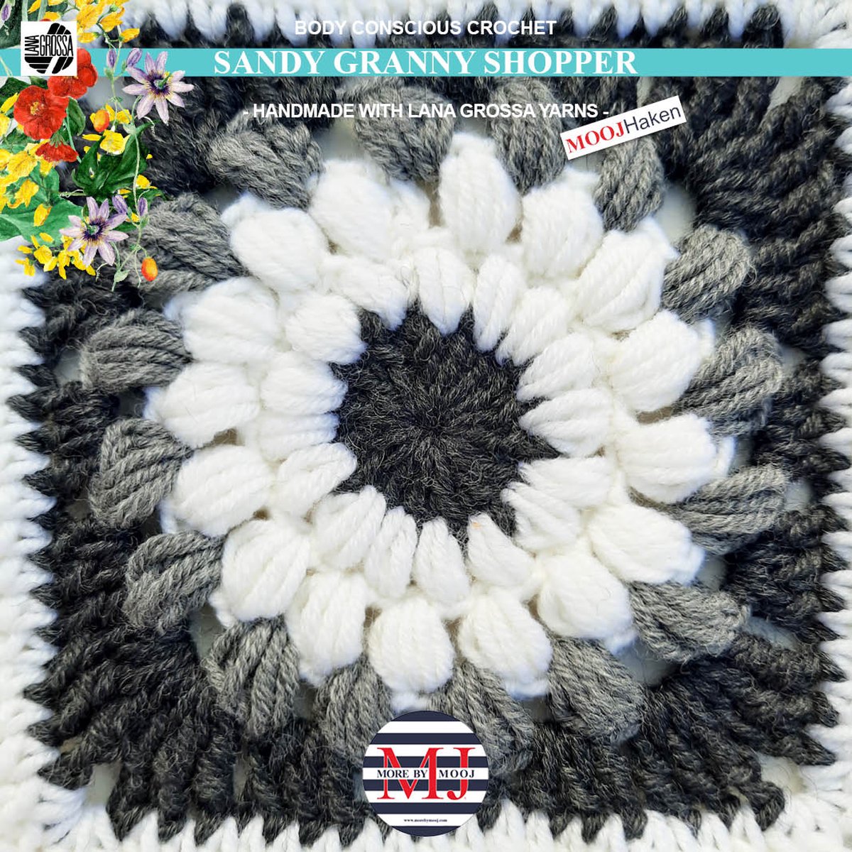 More by Mooj Haakpakket Granny Fashion Set Grey/White