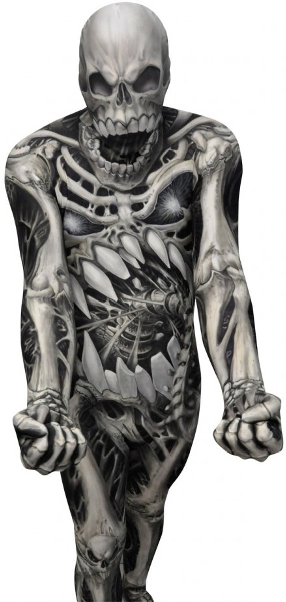  ™ Monster: Skull And Bones - SecondSkin - Verkleedkleding - 185/206 cm