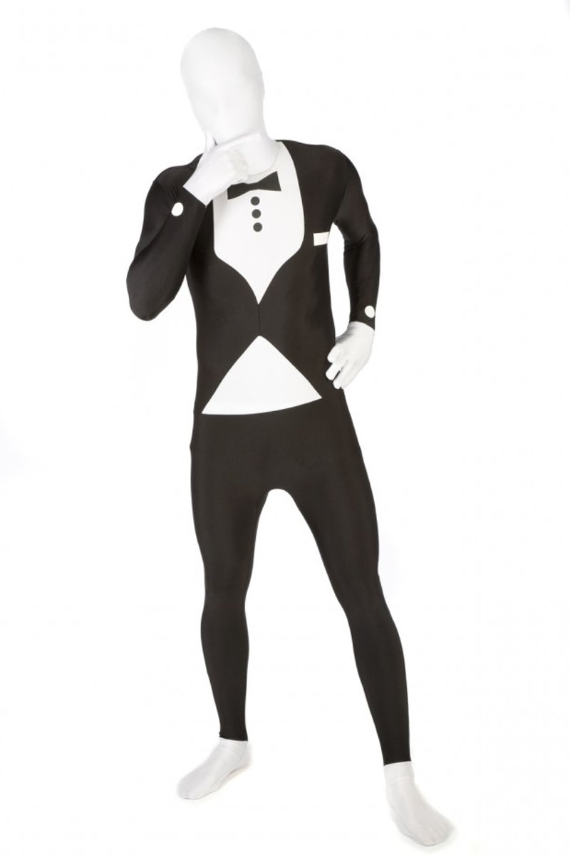  ™ Morphsuit Msuits Tuxedo - SecondSkin - Verkleedkleding - 185/206 cm
