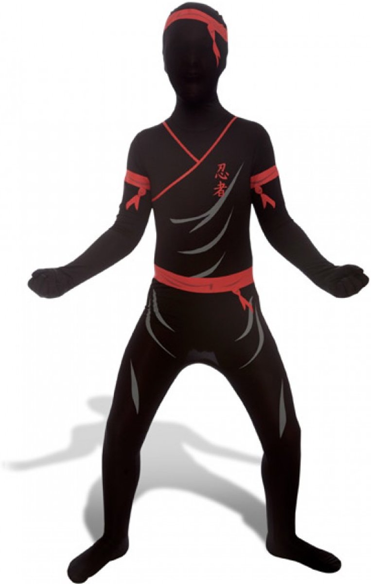  ™   Kids Ninja - SecondSkin - Verkleedkleding - 91/104 cm