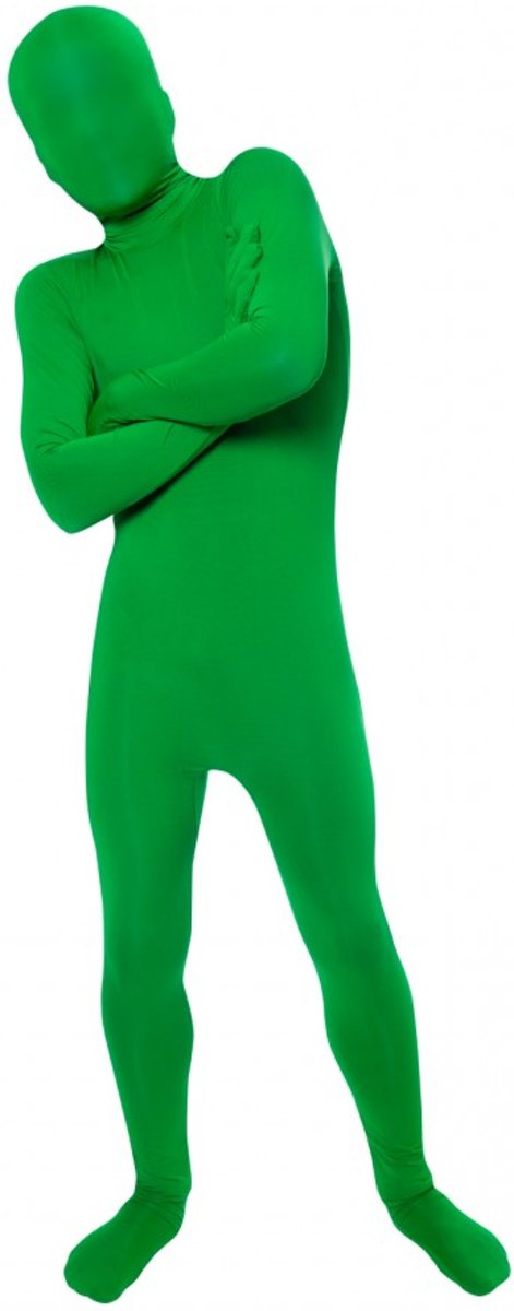  ™ Partysuit Kids Green - SecondSkin - Verkleedkleding - 91/104 cm