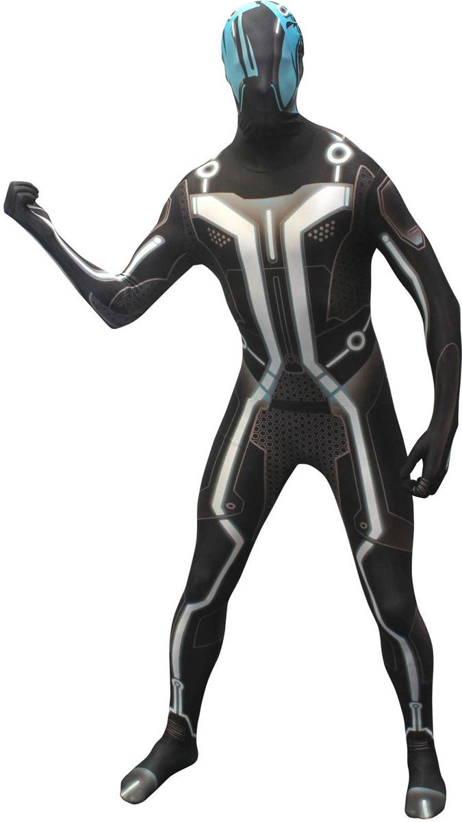  ™ Tron Zappar Morphsuit - SecondSkin - Verkleedkleding - 150/162 cm