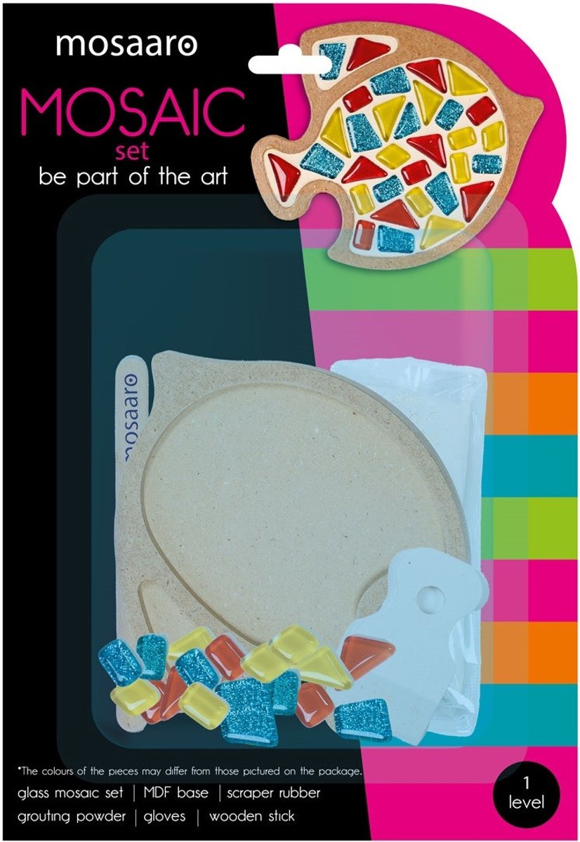 Mosaaro Mosaaro Mozaiek set Glas Mozaiek Vis MA1008.