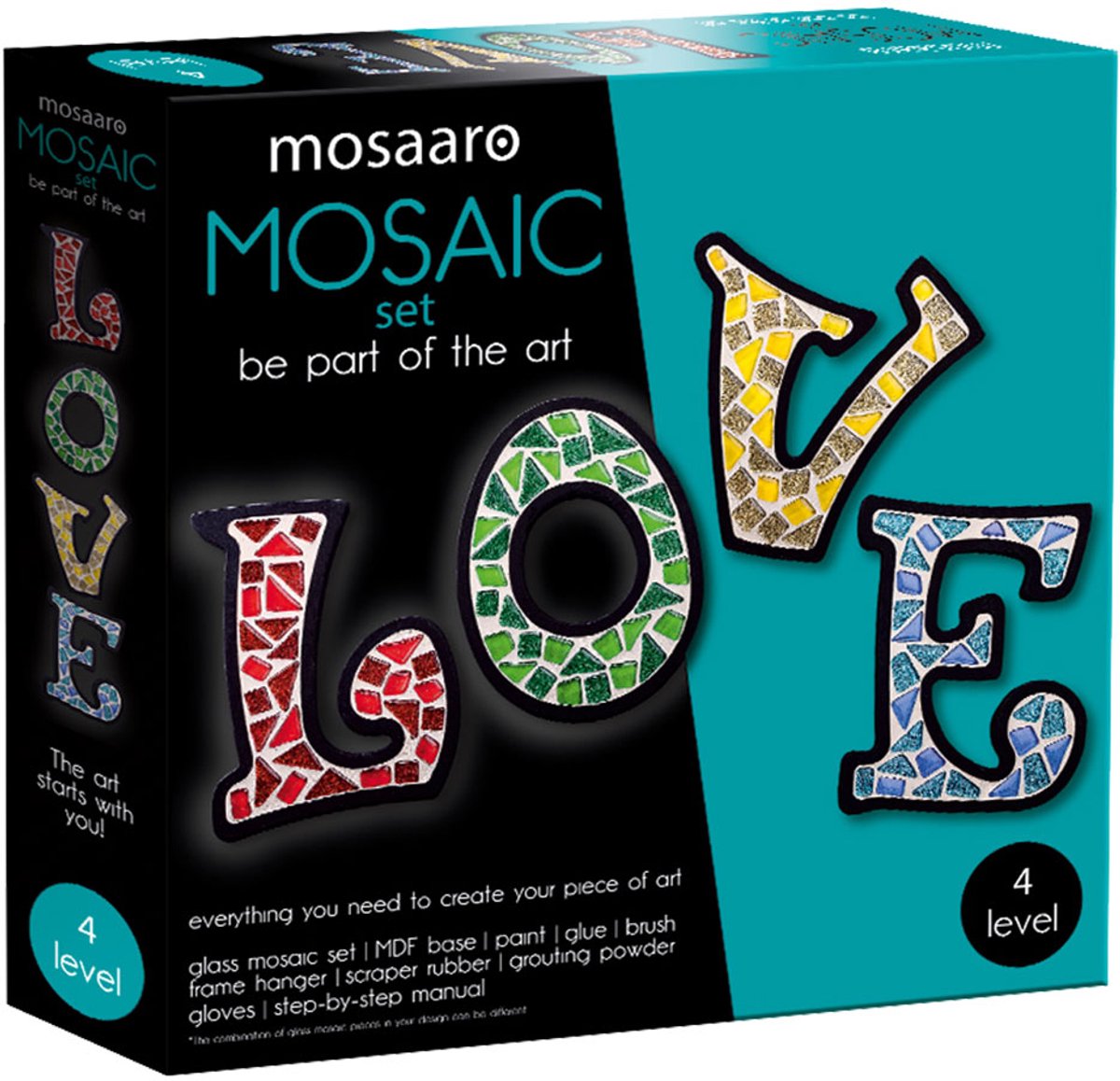 Mosaaro Mosaaro Mozaiek set Liefde MA4003.