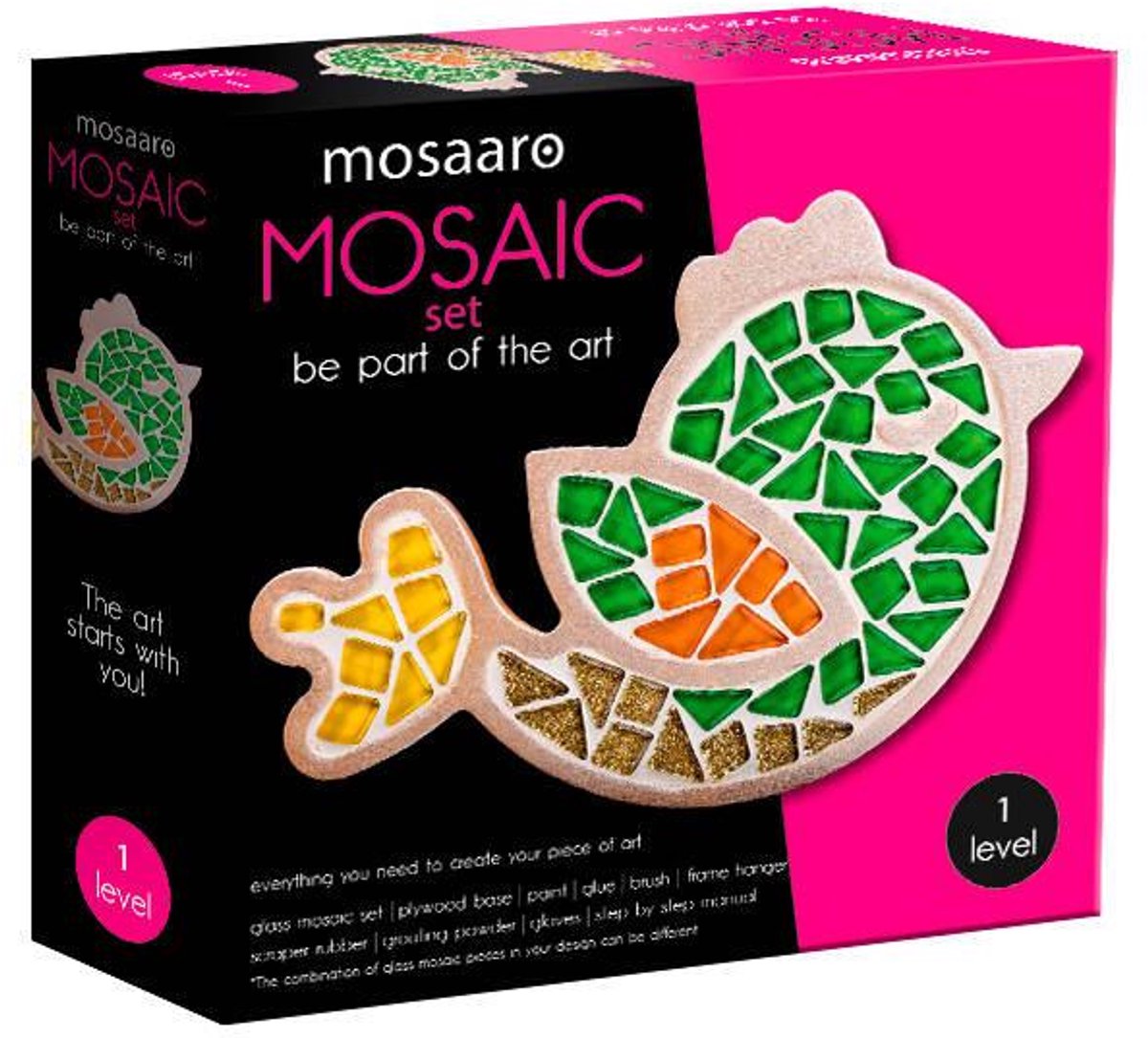 Mosaaro Mosaaro Mozaiek set Vogel MA1005.