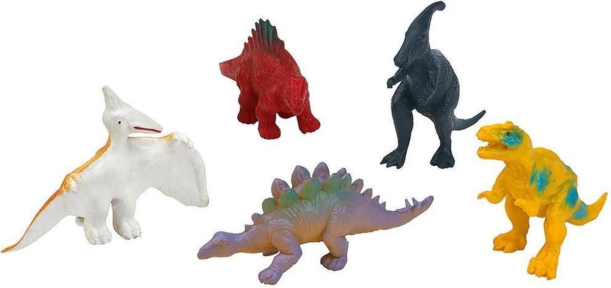Moses Dino uithakset skelet met speelfiguur 12 assorti