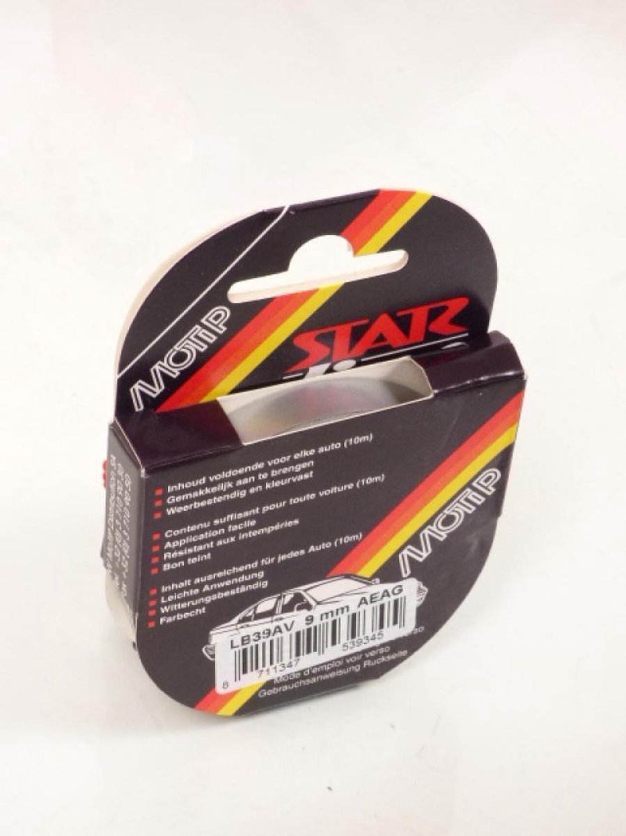 motip motorvelglint lb39av zilver 9mm x 10m nieuw