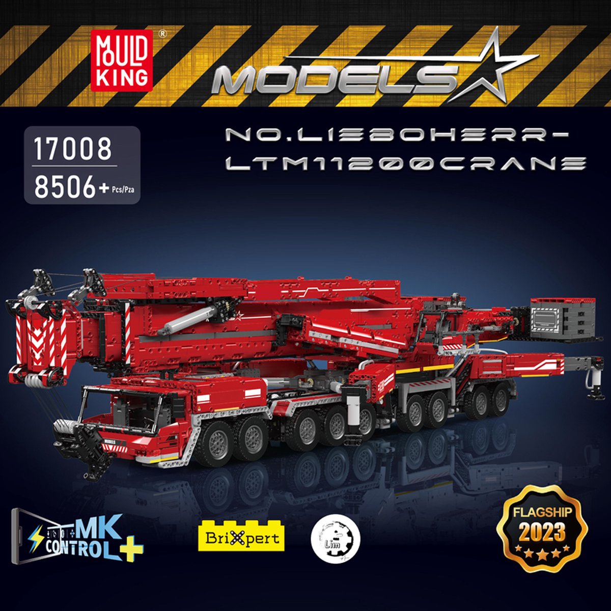 17008 - Liebherr-LTM11200-kraan- Nieuwste versie - Met maar liefst 8506+ onderdelen