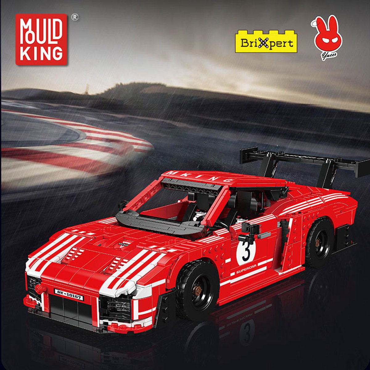 Mould King -10167 Sportwagen 935