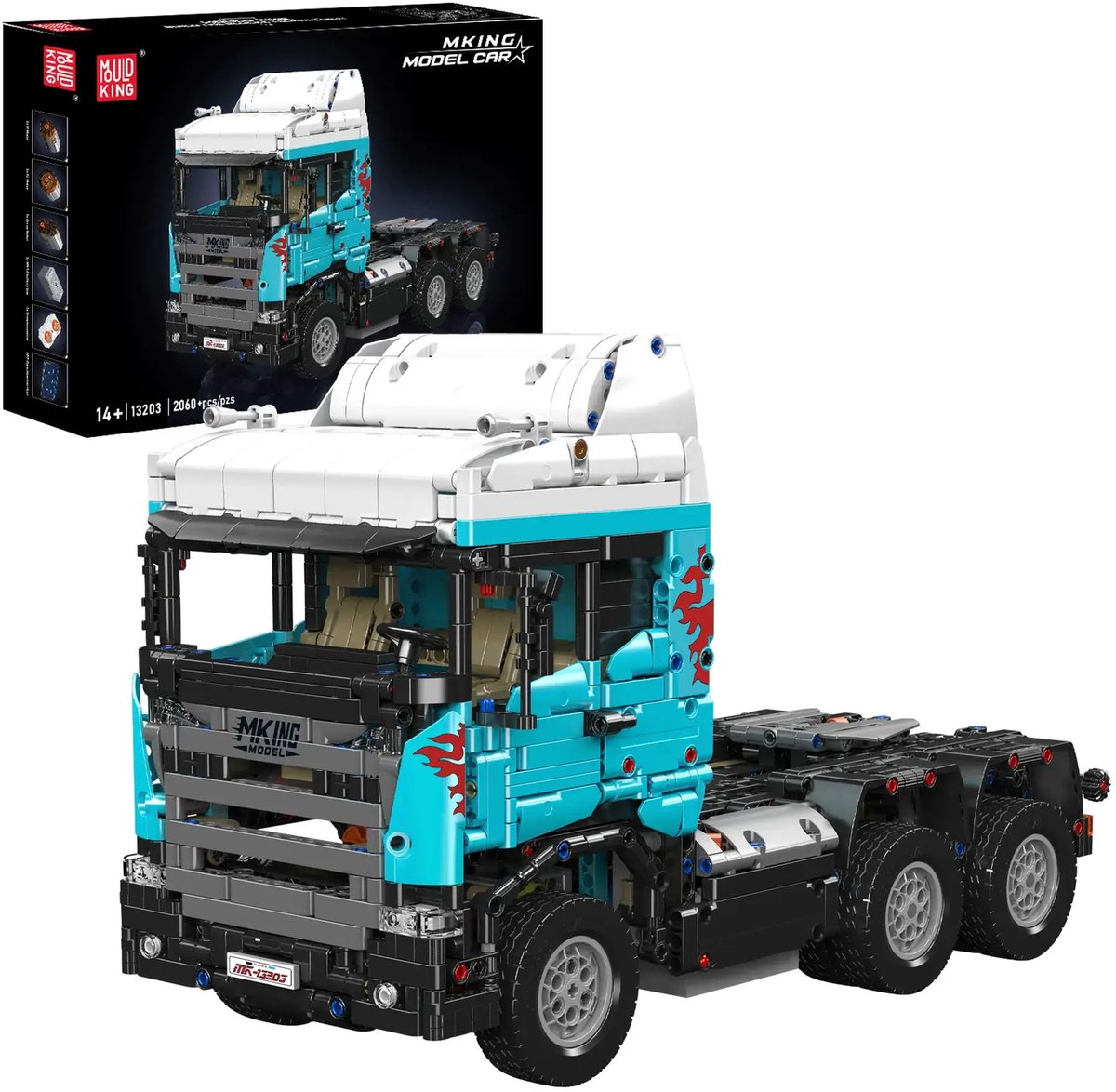 Mould King 13203 Vrachtwagen trekker