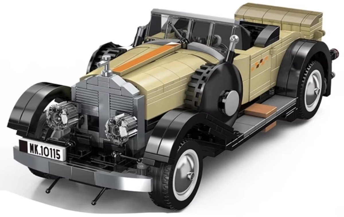 Mouldking 10115 - Rolls-Royce Phantom - Vintage - bouwpakket - bouwstenen - Bouwset - past op bekende merken