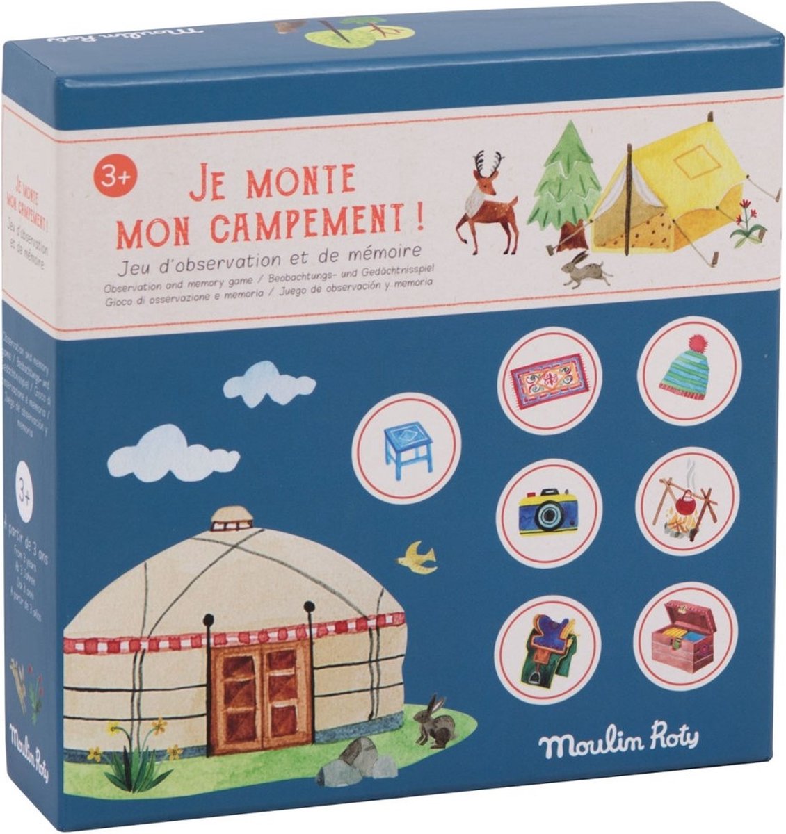 Moulin Roty - geheugen spel - Set Up Camp Le Jardin