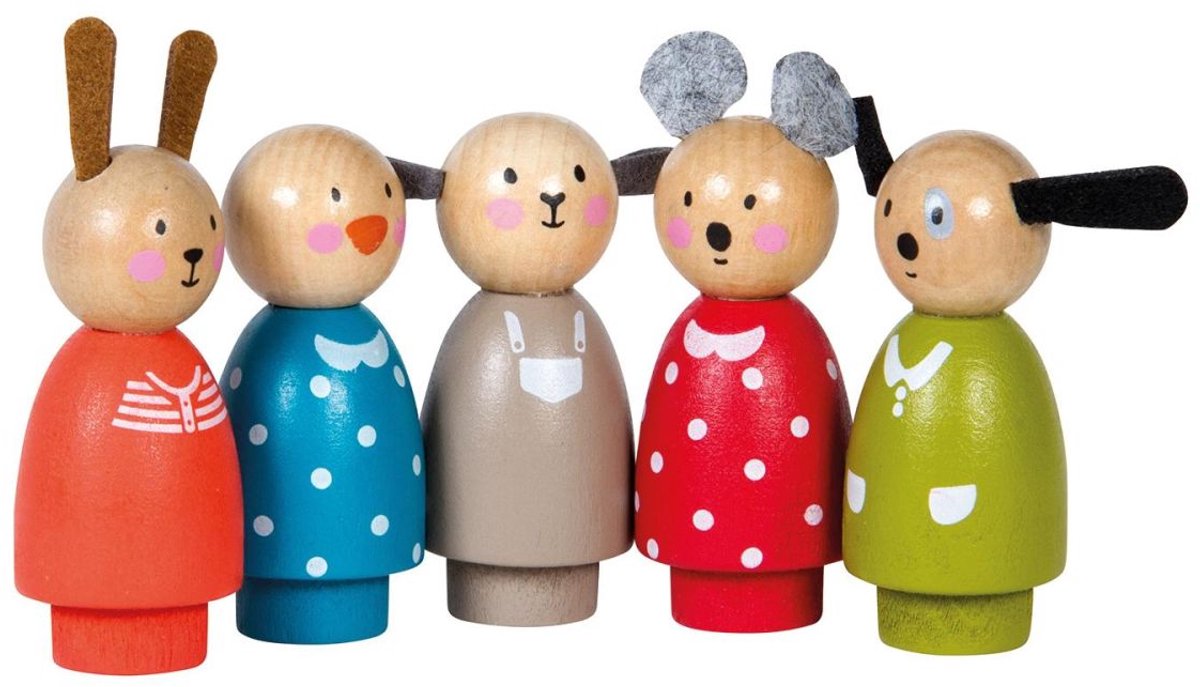 Houten Poppetjes La Grande Famille