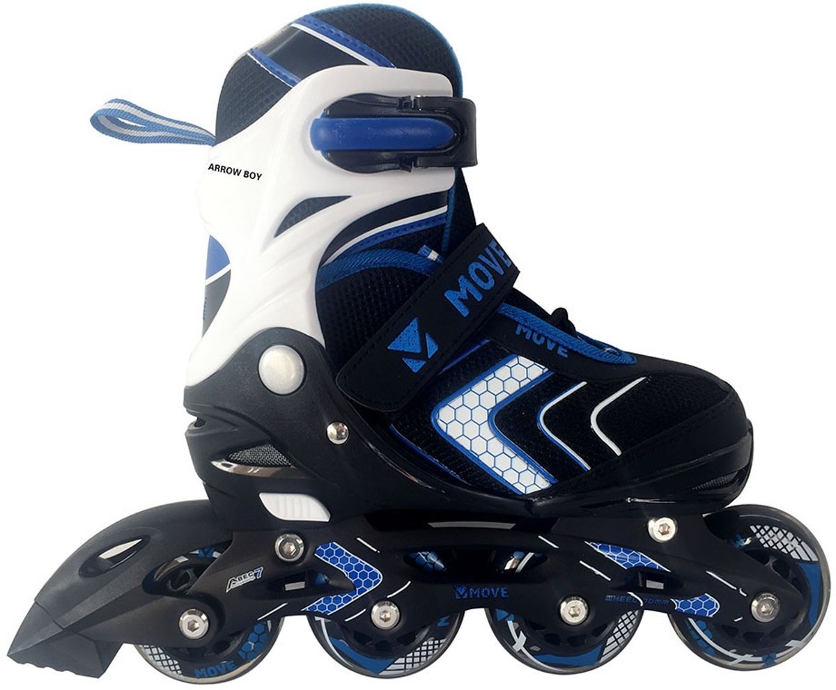 MOVE ARROW INLINE SKATES, ZWART/BLAUW