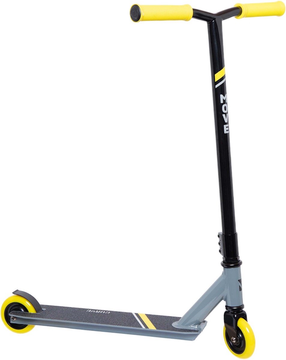Stuntstep - Move Curve - grijs geel - vanaf 4 jaar