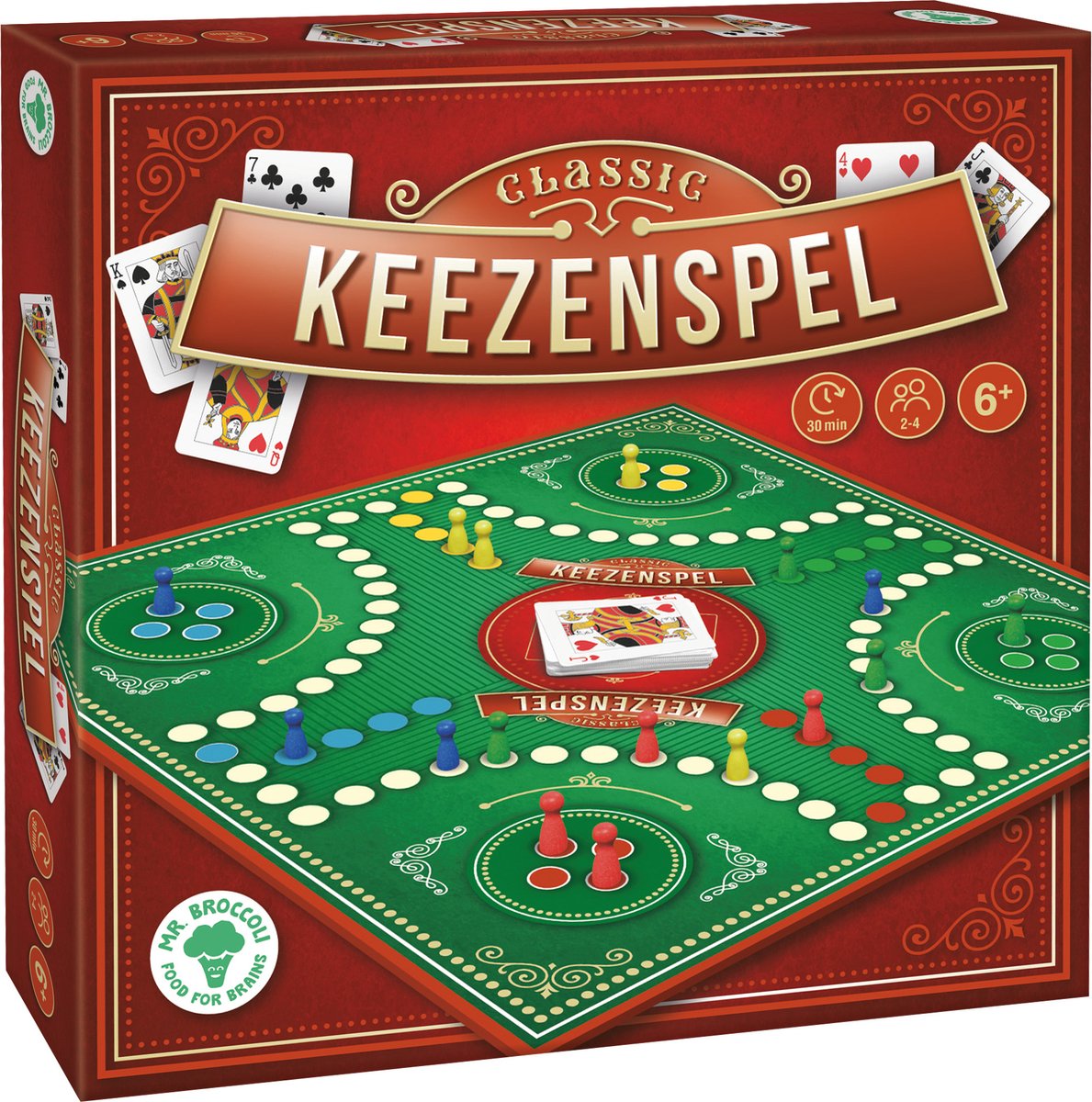 Mr. Broccoli Keezenspel - Classic Tock-Keezen - Bordspel - FSC-Gecertificeerd