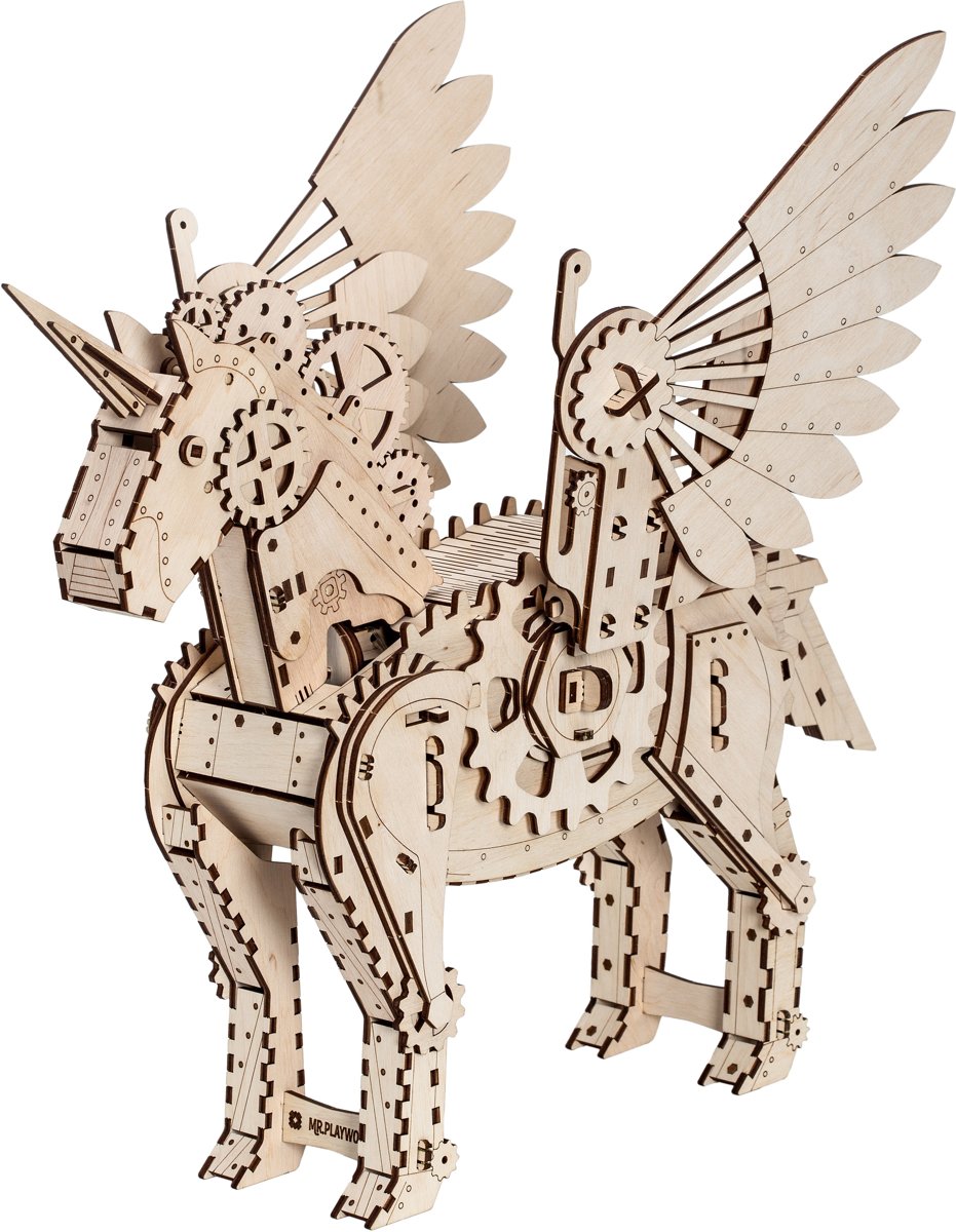 Mr. PlayWood Eenhoorn - Houten Modelbouw