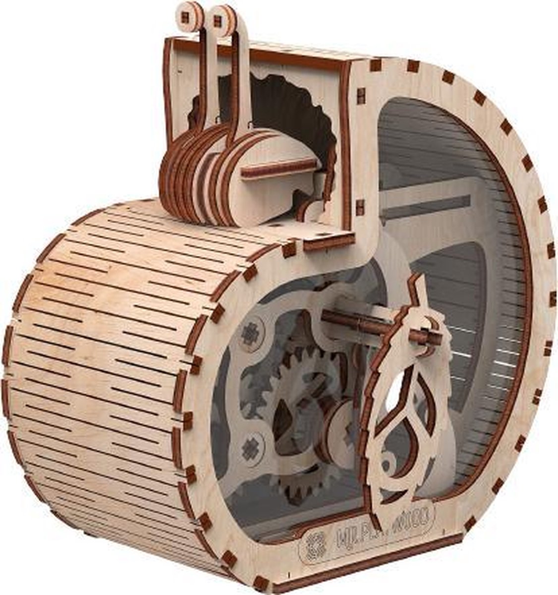 Mr. Playwood Modelbouwpakket Snail Moneybox Hout 81-delig