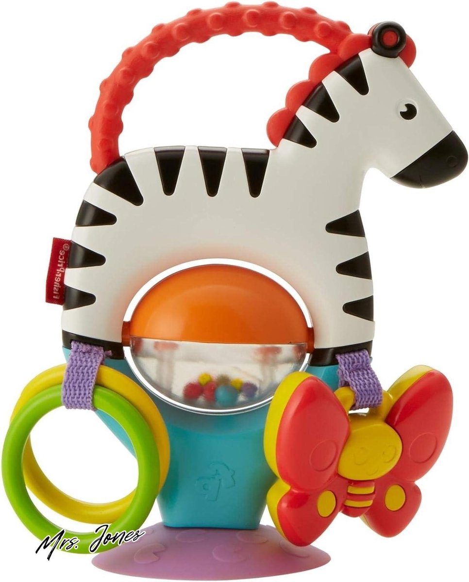 Mrs. Jones Activiteiten Zebra - speelgoed voor babys en peuters. .
