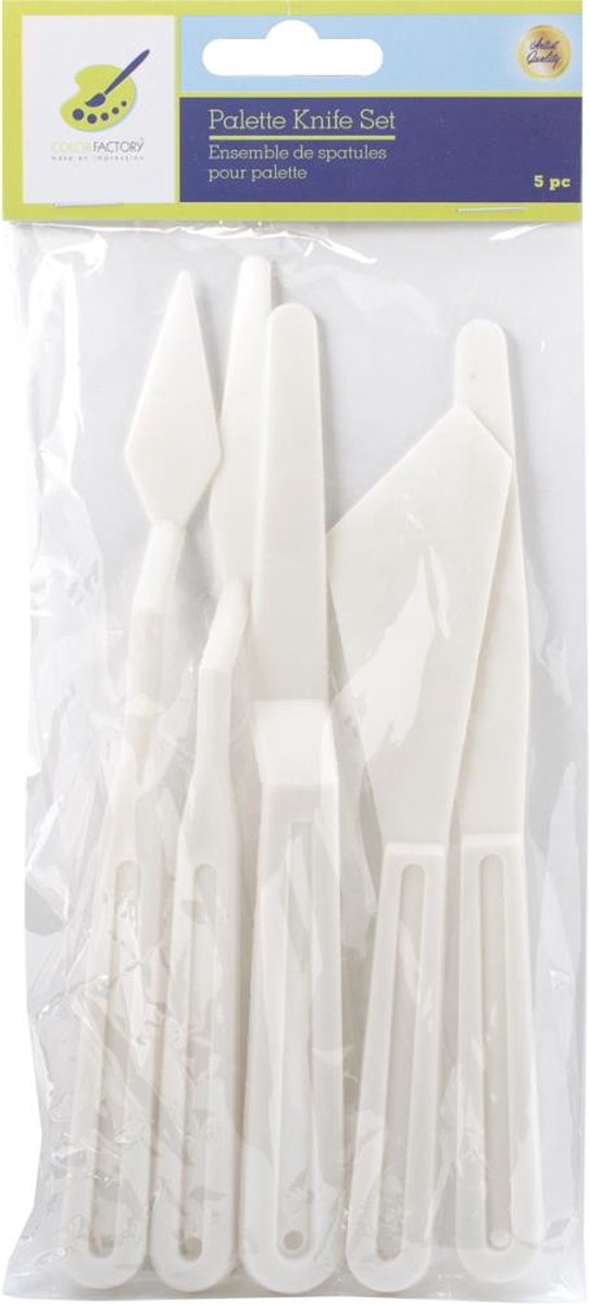 Multicraft - Paletmessen set - 5 stuks