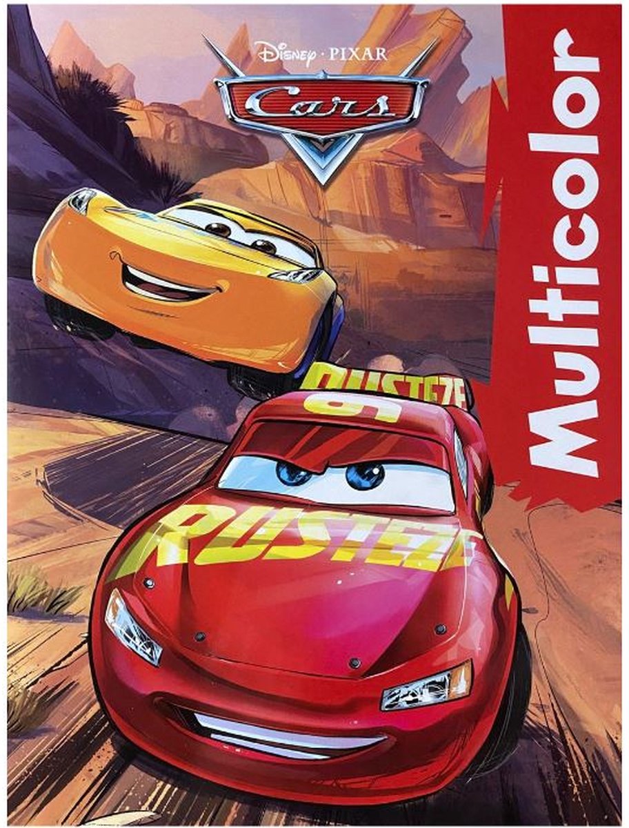 Disney Pixar Cars Kleurboek - Lightning McQueen en Cruz Ramirez - 32 Paginas - 17 Kleurplaten & 17 Voorbeelden - Kleurboek Voor Kinderen - Kleurboek voor Volwassen - Creatief Knutselen - Uitermate Geschikt voor Kleurpotloden & Wasco
