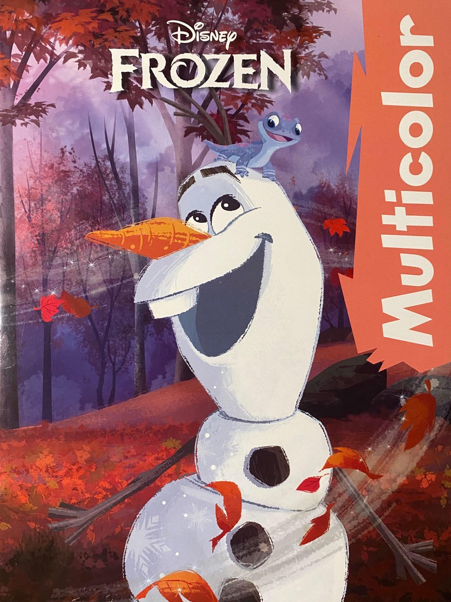 Multicolor - Disney Frozen - Kleurboek - Prinsessen - Anna - Elsa - Olaf - 32 Paginas - 17 Voorbeelden en 17 Kleurplaten - Kleurboek voor Kinderen - leuren - Creatief - Knutselen - Uitermate Geschikt voor Kleurpotloden en Wasco