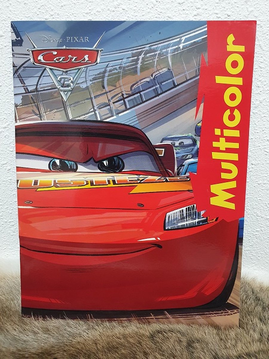 Multicolor Disney pixar cars 3, kleurboek