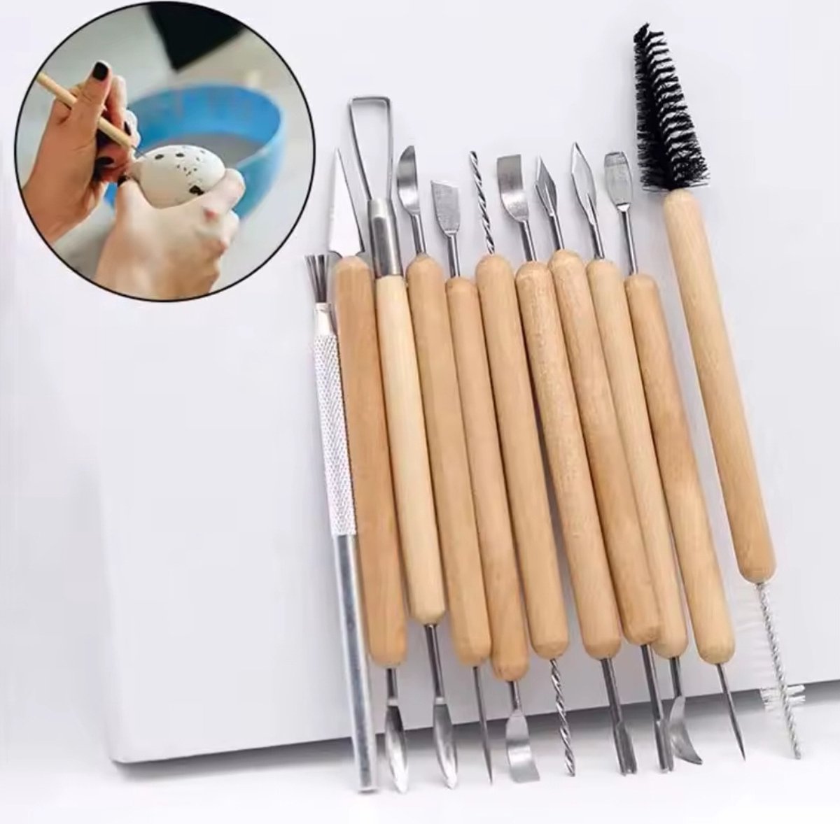 11-delige Klei Gereedschapset