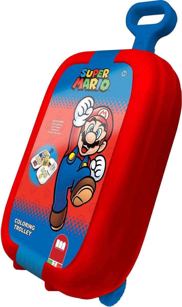 Multiprint - Tekenset Trolley Super Mario: 63-delig