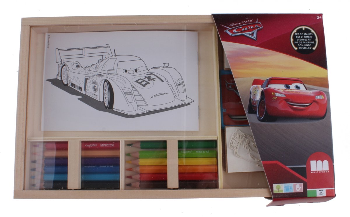 Multiprint Cars Kleurset 18-delig