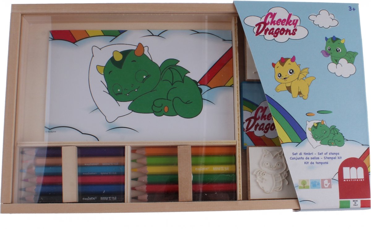 Multiprint Cheeky Dragons Kleurset 18-delig
