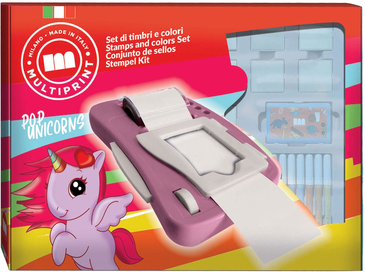 Multiprint Eenhoorn Stickermachine Set