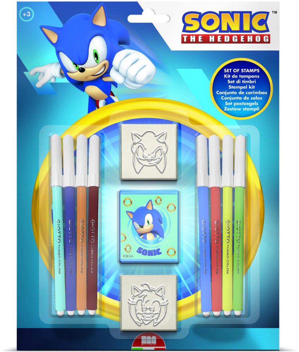 Sonic Stempelset, 11dlg..