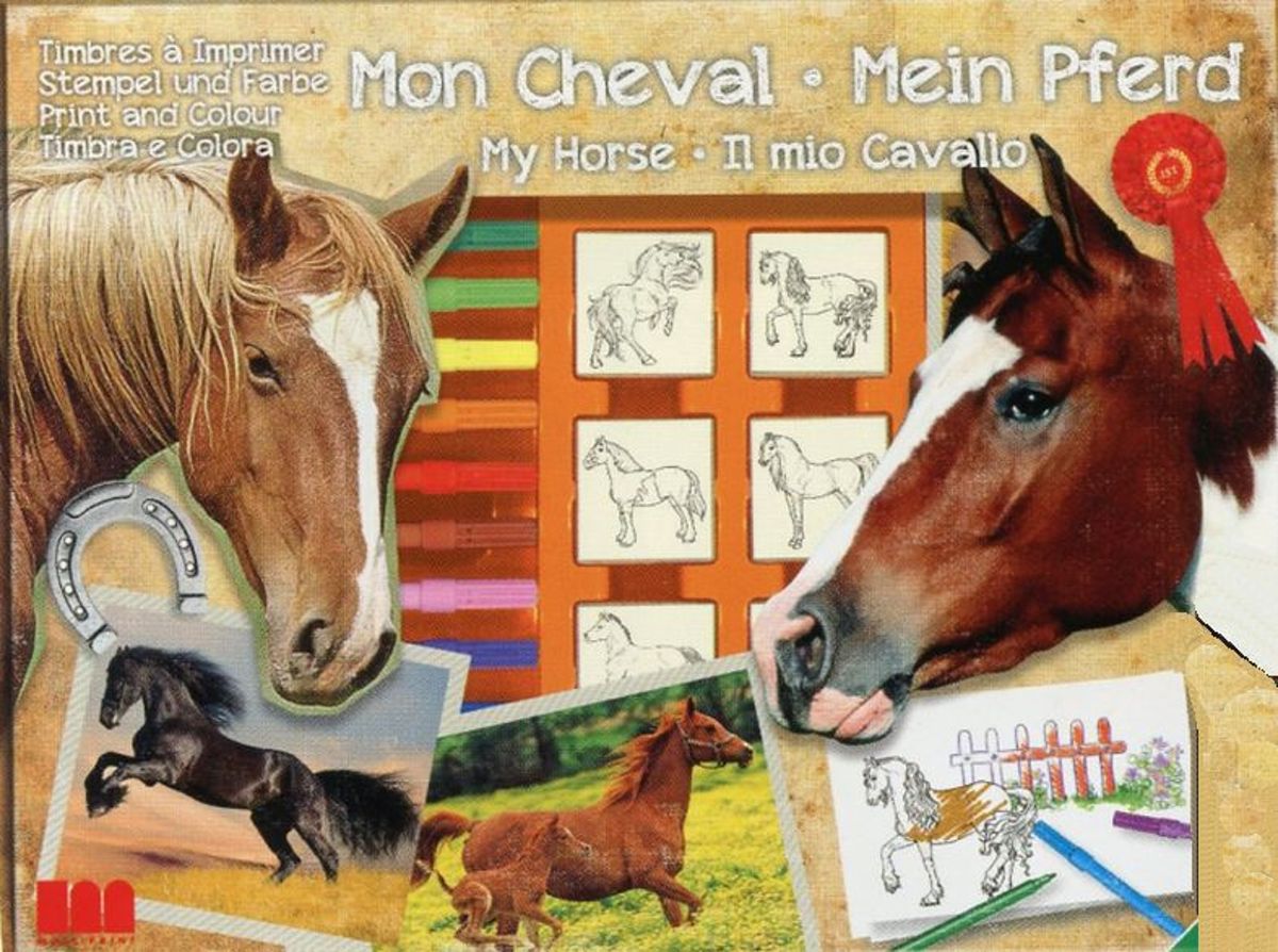 Stempelset Paarden + 12 Stiften