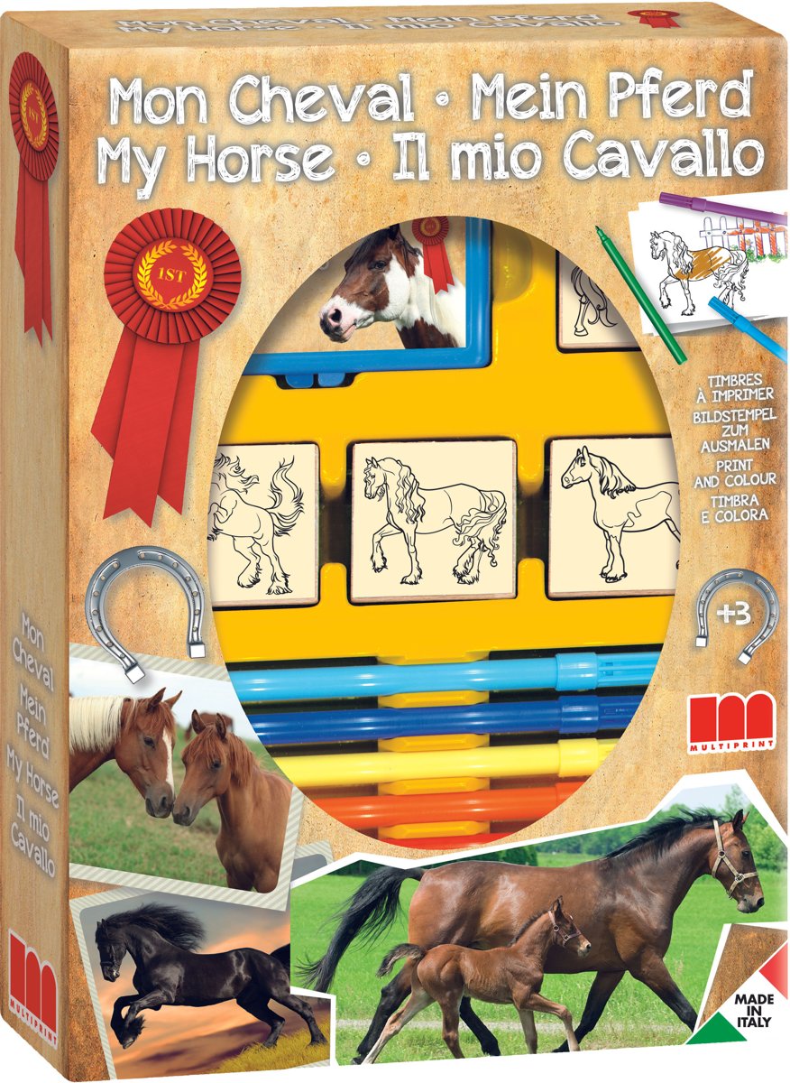 Stempelset Paarden 4 Stempels