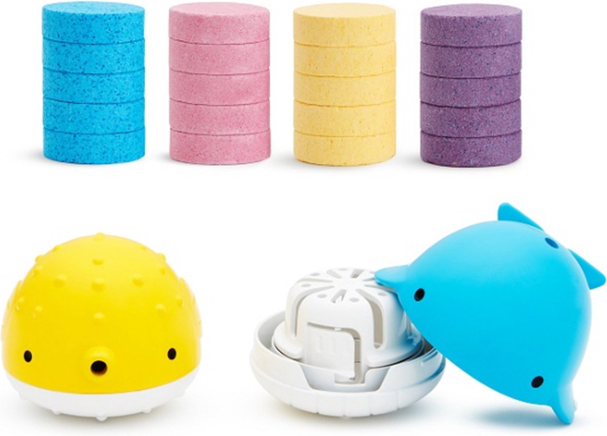 Munchkin Colour Buddies Bruis vissen l Bruisballen Badspeelgoed