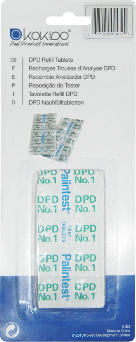 Kokido DPD Testkit navulling