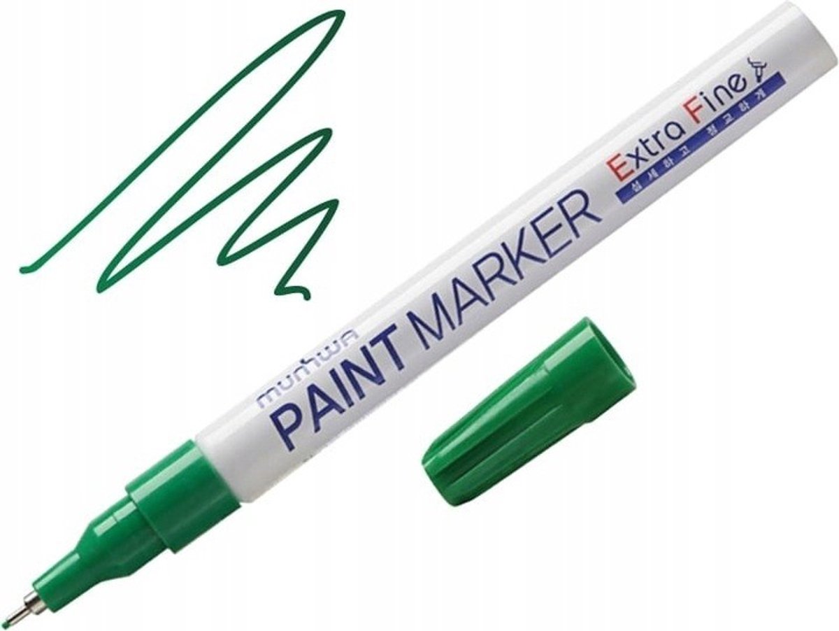 Mungyo Olie Marker Groen - 1mm Ronde Punt
