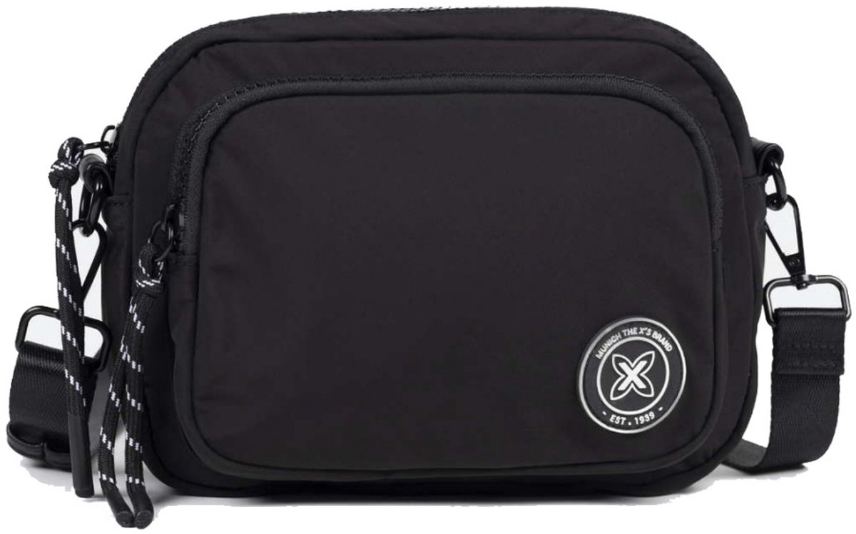 Munich Shallow Schoudertas Zwart Man