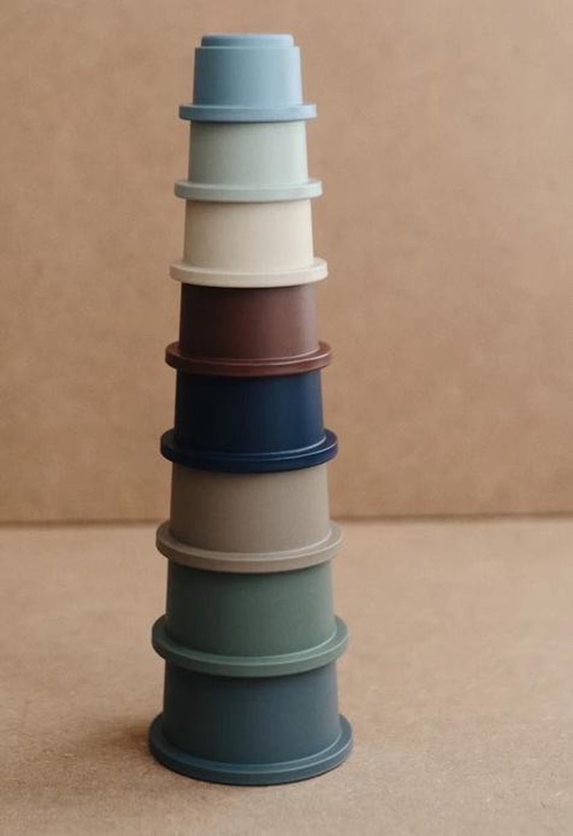 MUSHIE stapeltoren - stacking cups - stapelbekers - FOREST -