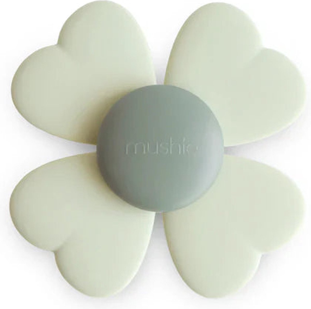 Mushie Babyspeeltje Spinner met Zuignap Lucky Klavertje Vier